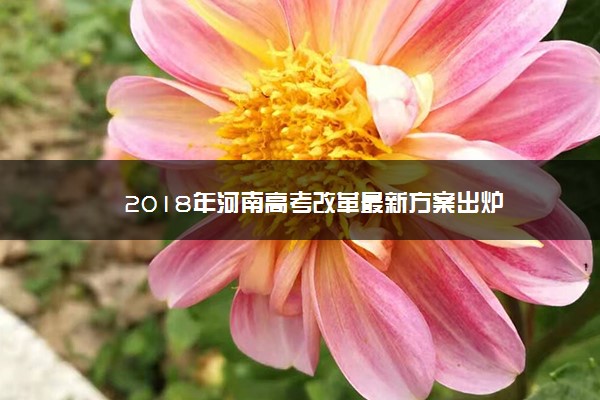 2018年河南高考改革最新方案出炉