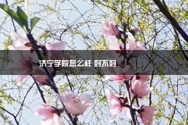 济宁学院怎么样 好不好