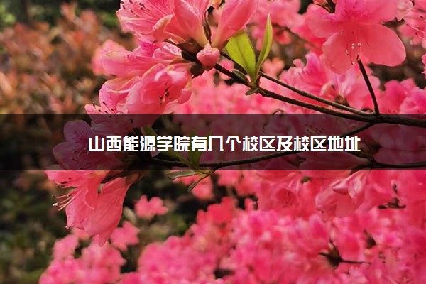 山西能源学院有几个校区及校区地址