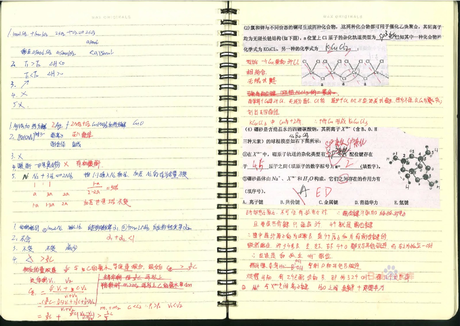 衡水中学状元手写笔记[化学]