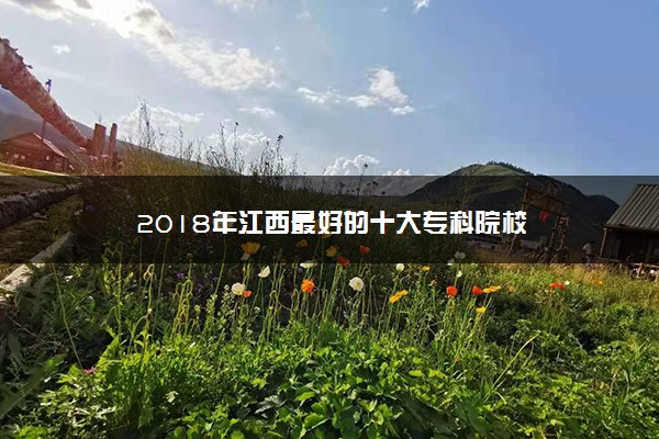 2018年江西最好的十大专科院校