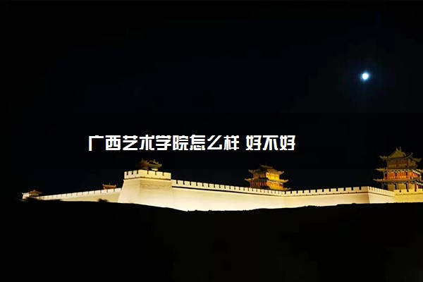 广西艺术学院怎么样 好不好