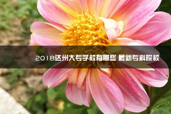 2018达州大专学校有哪些 最新专科院校名单