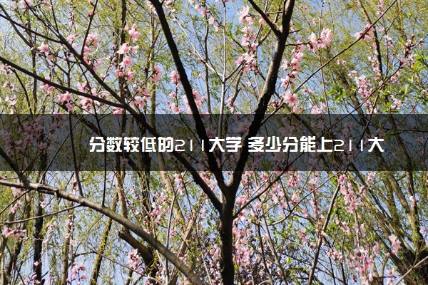 分数较低的211大学 多少分能上211大学