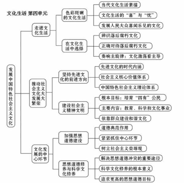 高中政治必修3知识框架图