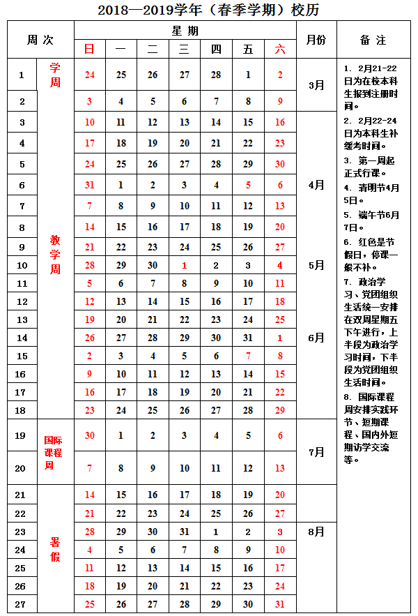 2019四川高校寒假放假时间安排