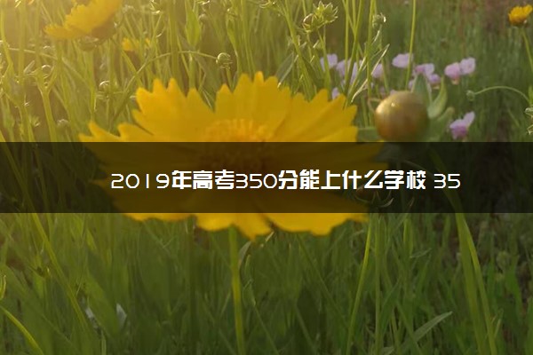 2019年高考350分能上什么学校 350分可以读什么大学