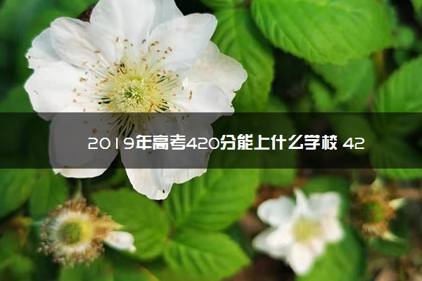 2019年高考420分能上什么学校 420分可以读什么大学