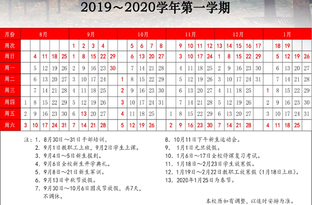 2020年北京各高校什么时候放寒假