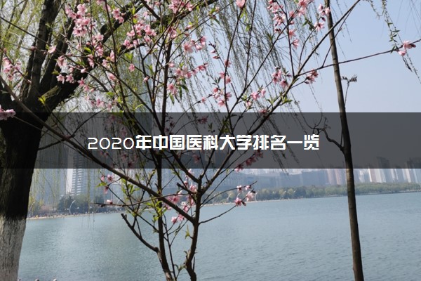 2020年中国医科大学排名一览