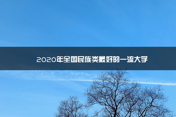 2020年全国民族类最好的一流大学