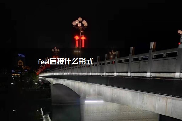 feel后接什么形式