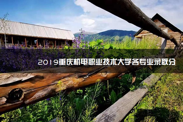 2019重庆机电职业技术大学各专业录取分数线汇总