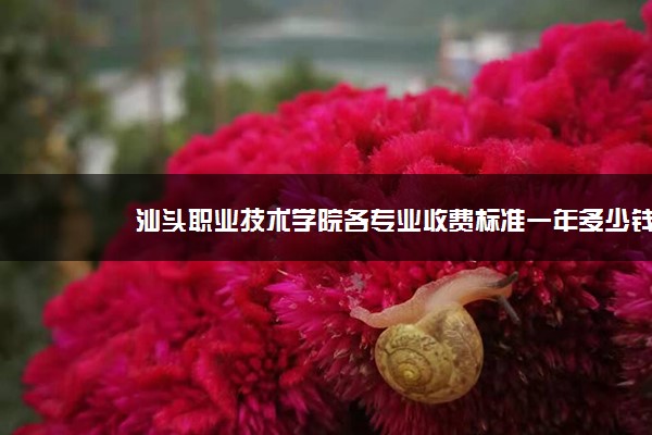 汕头职业技术学院各专业收费标准一年多少钱