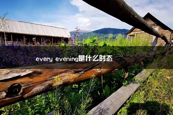 every evening是什么时态