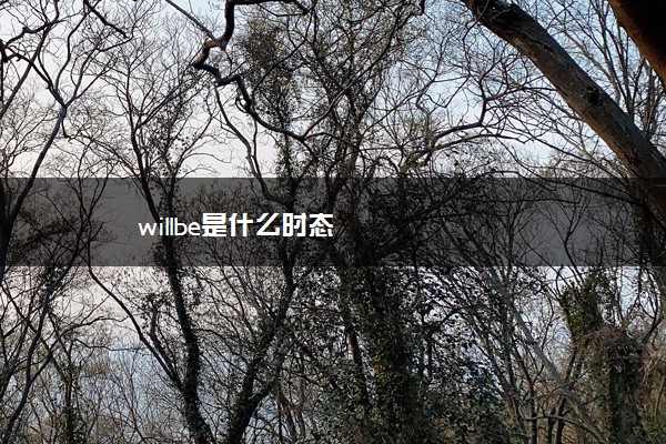 willbe是什么时态