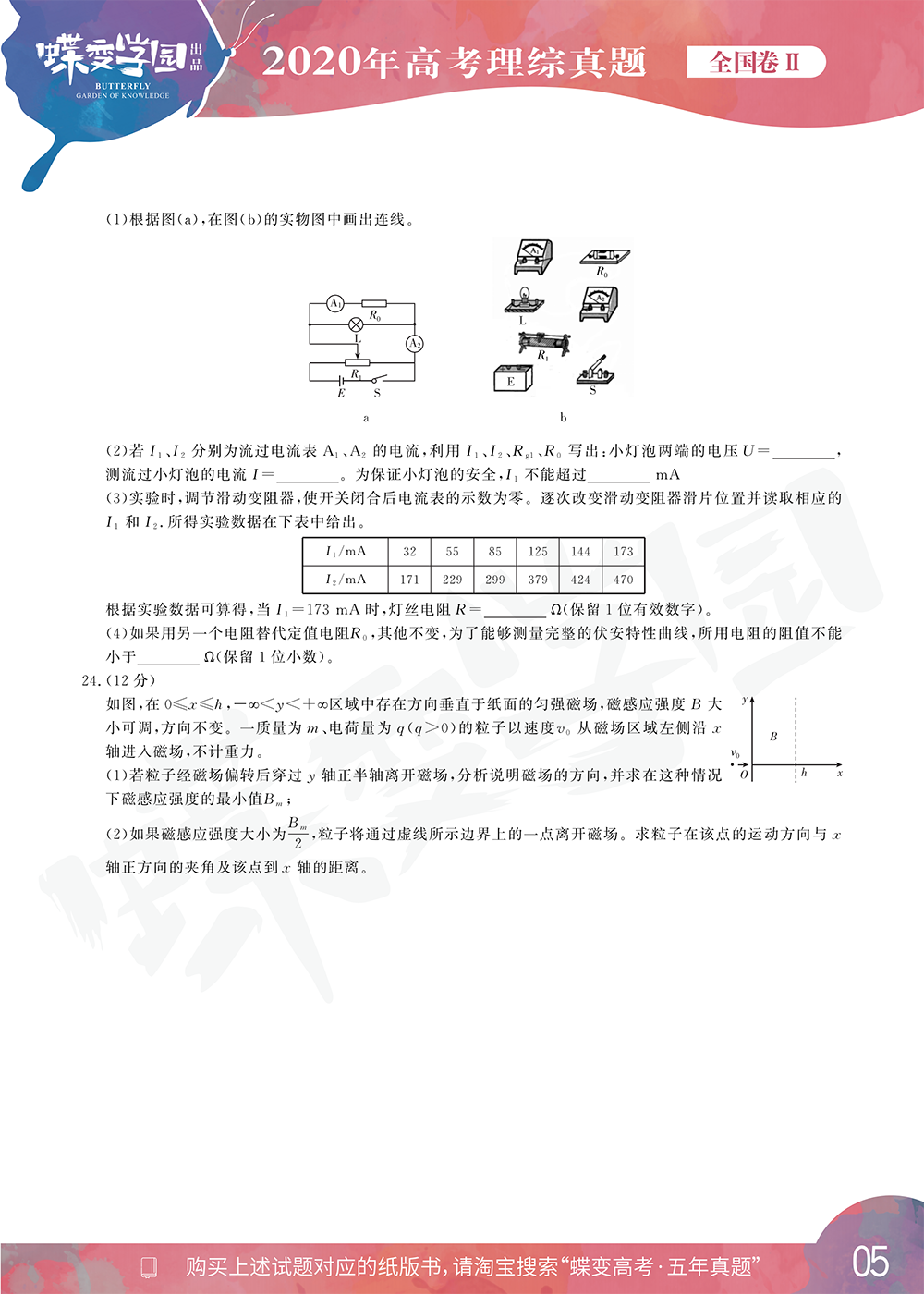 2020年全国2卷高考理综试题【高清精校版】