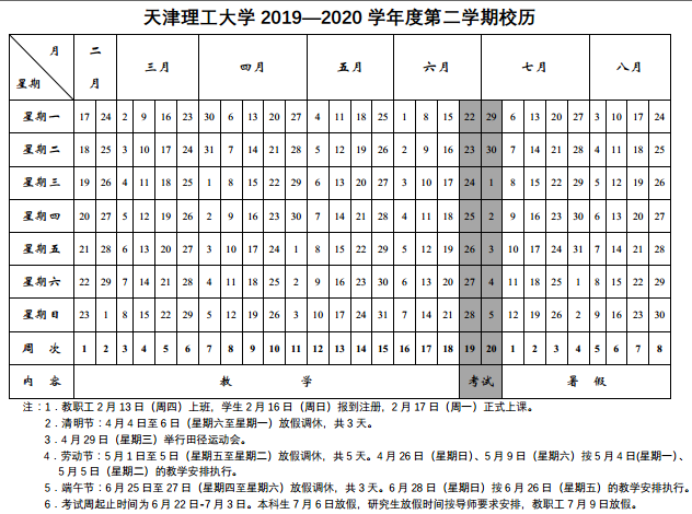 天津2020大学什么时候开学