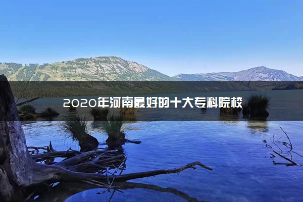 2020年河南最好的十大专科院校