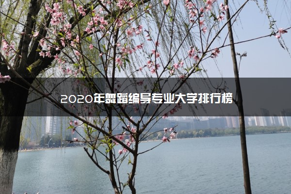 2020年舞蹈编导专业大学排行榜