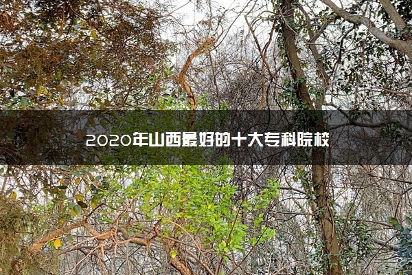 2020年山西最好的十大专科院校