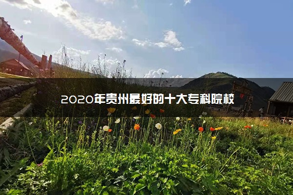 2020年贵州最好的十大专科院校