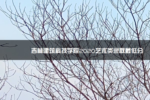 吉林建筑科技学院2020艺术类录取最低分