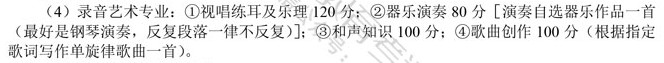 2021四川音乐艺考考试内容及分值情况明细