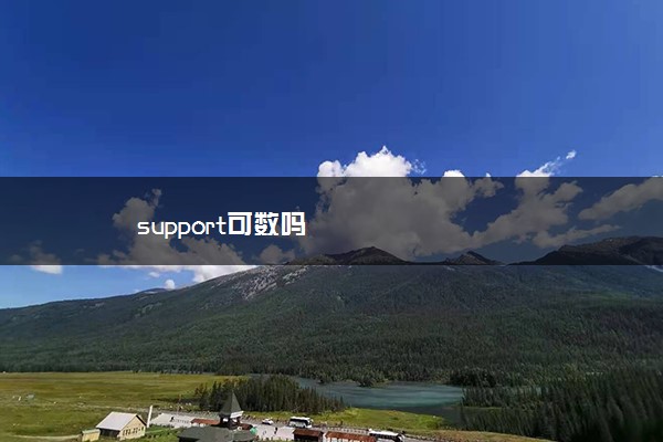 support可数吗