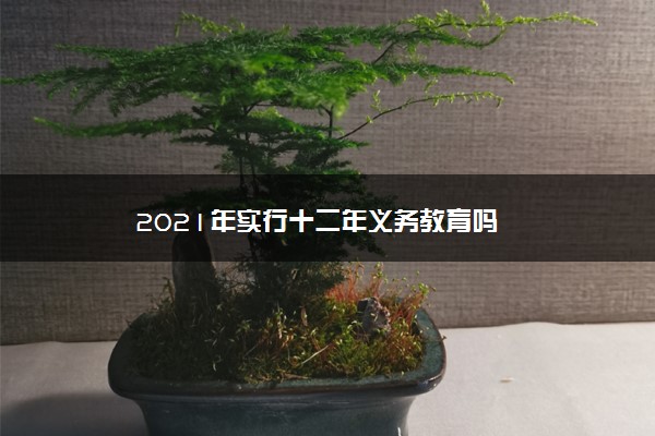 2021年实行十二年义务教育吗