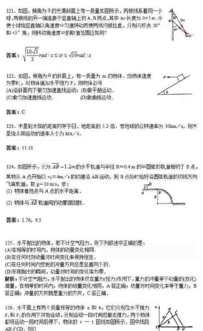 高中物理48个解题模型 高考物理题型全归纳