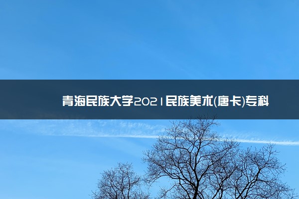 青海民族大学2021民族美术（唐卡）专科专业单考单招招生简章
