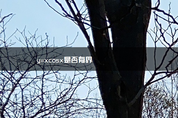 y=xcosx是否有界