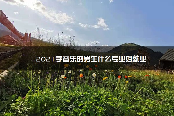 2021学音乐的男生什么专业好就业