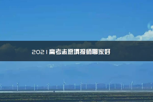 2021高考志愿填报师哪家好