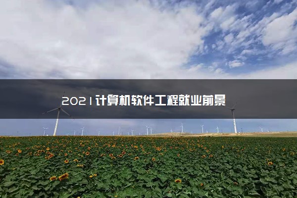 2021计算机软件工程就业前景