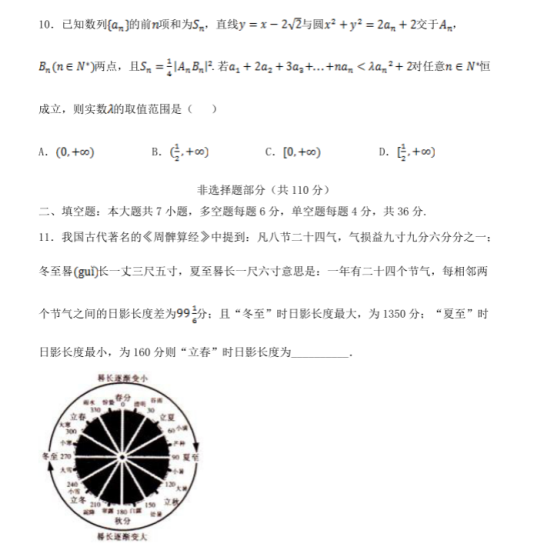 2021浙江高考数学仿真预测试题