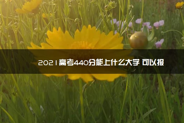 2021高考440分能上什么大学 可以报哪些学校