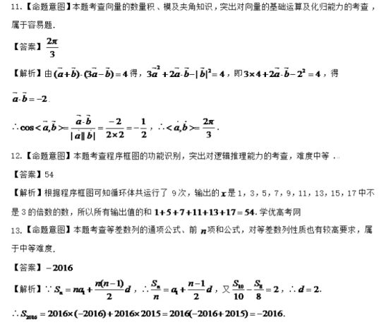 2021年全国高考文科数学预测押题试卷（含答案）