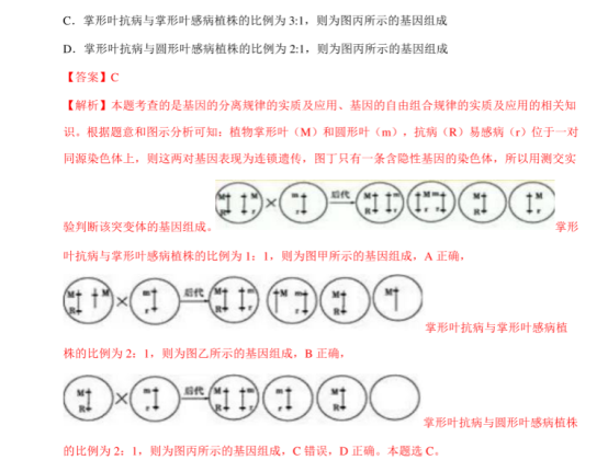 2021高考生物冲刺全真模拟卷【含答案】