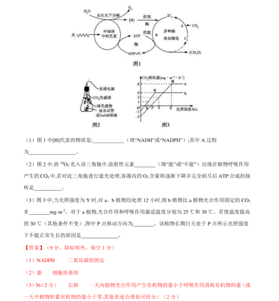 2021高考生物冲刺全真模拟卷【含答案】