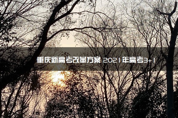 重庆新高考改革方案 2021年高考3+1+2模式