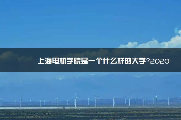 上海电机学院是一个什么样的大学？2020年上海电机学院介绍