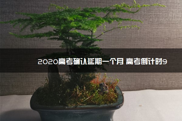 2020高考确认延期一个月 高考倒计时97天