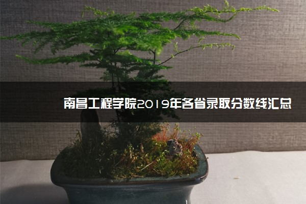 南昌工程学院2019年各省录取分数线汇总