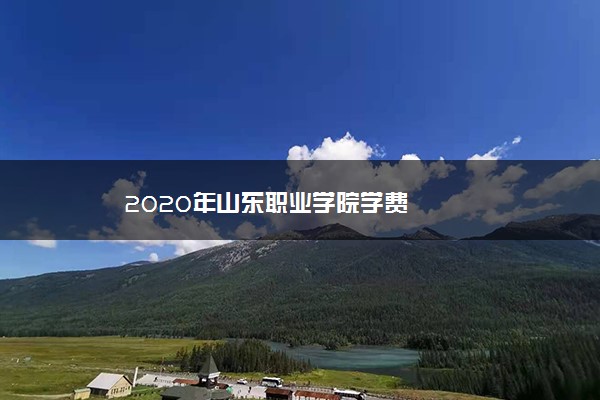 2020年山东职业学院学费