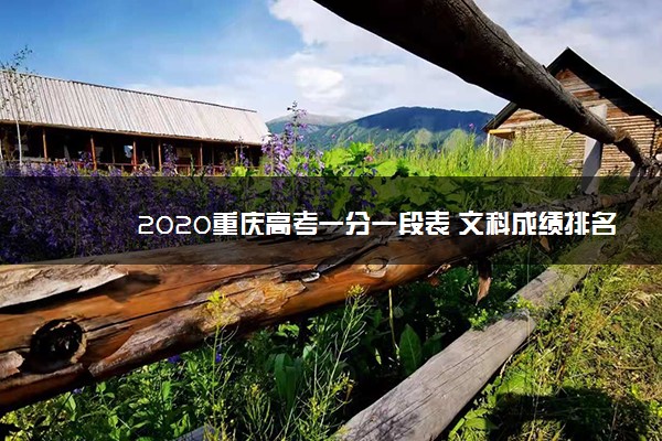 2020重庆高考一分一段表 文科成绩排名