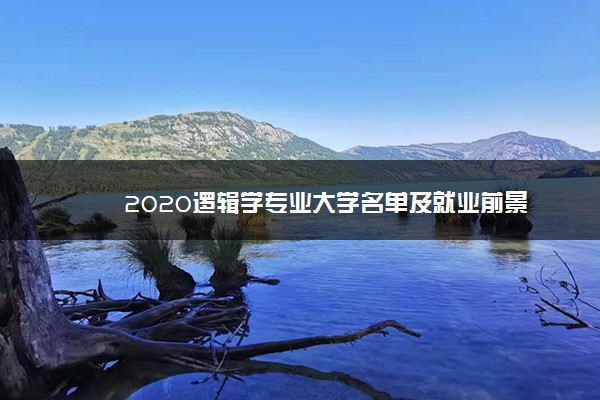 2020逻辑学专业大学名单及就业前景