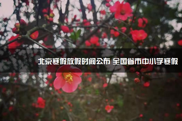 北京寒假放假时间公布 全国省市中小学寒假时间表
