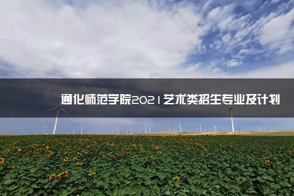 通化师范学院2021艺术类招生专业及计划